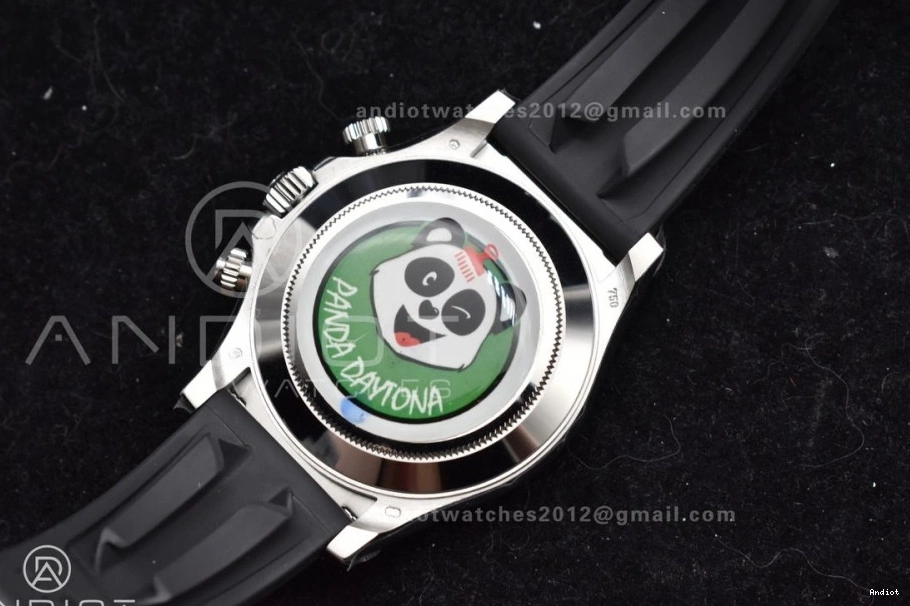 BTF Rubber Diamonds Black Daytona Edition Strap 116519 768 SA Modern Oysterflex on Best 1:1 Dial 0815
